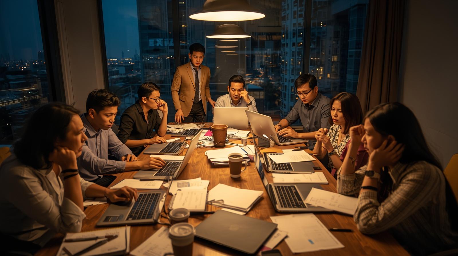 People are working hard but results are inconsistent.